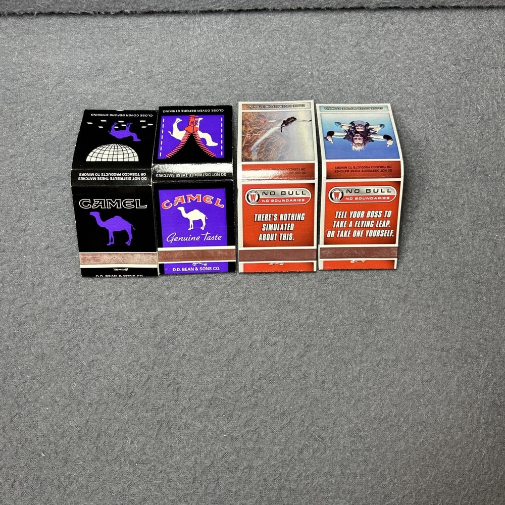 Vintage Matchbook Lot Joe Camel Winston Cigarettes Collectible 4 Ephemera - Picture 4 of 4